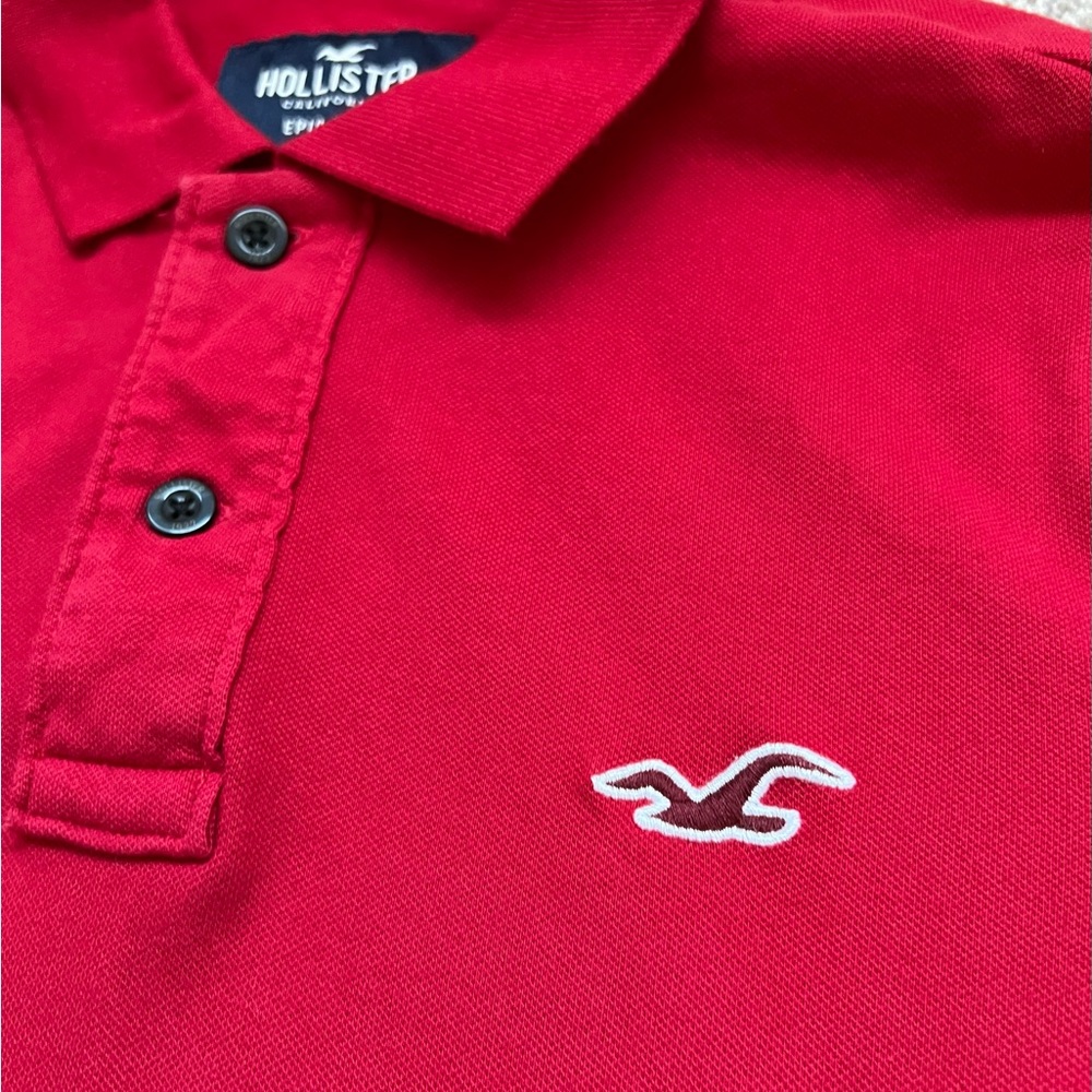 HOLLISTER red polo - Picture 2 of 3